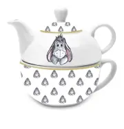 Disney Eeyore Cartoon Tea for One Teapot and Cup Gift Set Christmas Gift