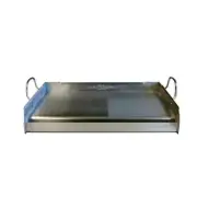 Little Griddle BBQ Grill Accessories 25" in Stainless Steel w/ Removable Handles