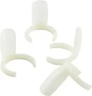 Professional Nail Art Display Wheel 100pcs Nail Polish Ring Practice Plate White for Manicure Set