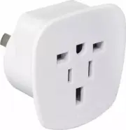 Reverse Travel Adaptor - UK & USA Adapts to Australian main plugs.