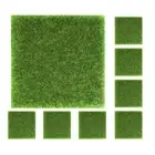 8pcs Fake Grass Decor Artificial Moss Fake Lawn Mat Imitation Moss Mat