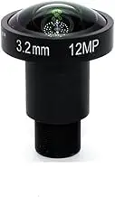 HD 4K Lens 3.2mm 12MP M12 Lens Mount 1/1.7 Inch F2.0 for IMX226 IP CCTV Camera or Sports Camera
