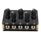 Sound Passive Mixer Dual Channel Sound Input 4 In 1 Out Mini Low Noise Pass ESY