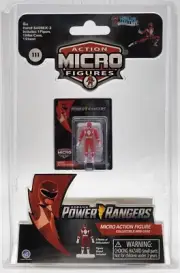 SUPER IMPULSE WORLD'S SMALLEST MICRO ACTION FIGURES POWER RANGERS RED RANGER!