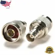 N Male to BNC Female Coax RF Adapters Connectors