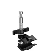 End Jaw Grip with 5/8 Stud for Led Video Light Softbox Aluminum Jaws Rubber Pads Steel Shaft