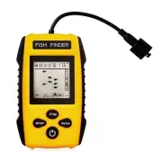 Fish Finder Portable Fishfinder Transducer Fishing Device Wired Sonar Sensor LCD