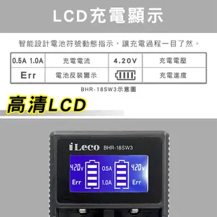 CX LED顯示18650電池充電器2槽4槽 18650充電器可充電3號4號電池