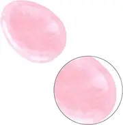 PACKOVE Natural Pink Jade Gua Massage Board Smooth Scraping Tool for Facial Body Massage for Beauty Treatments Spa Care and Skin Hydration
