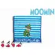 日本MOOMIN 嚕嚕米 阿金 毛巾小物袋/毛巾布折袋 《 條紋藍 》★ 收納私密小物/暖暖包/保冷袋 多用途喔 ★