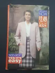SEE & SEW Sewing Pattern 6324 Misses Jacket Skirt and Blouse Top size A 6 - 14