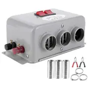 12v 800w Windshield Defroster 3 Hole Vehicle Electric Demister Low Noise Fast 2 In 1 Heating Coolin Grey