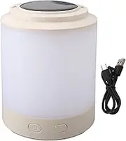 Solar Camping Lantern PP ABS Warm Light RGB Portable Hanging Tent Light Ideal for Hiking and Emergency Outage with Multi Lighting Modes Long Lasting Battery Portable Desi
