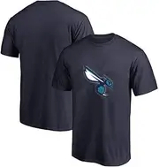 Basketball T-Shirt NBA Hornets Jersey Black Sports Clothing Short Sleeve