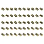 50 Pcs M3*5 Mini Round Knobs, 10mm Small Drawer Pulls, Bronze