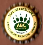 USA Plastic Lined Beer Crown Bottle Cap: Appalachian Brewing