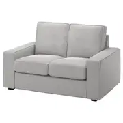 KIVIK compact 2-seat sofa, Tallmyra white/black