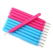 Economic 10Pcs Papercarft Plastic Slotted Paper Quilling Tools HandCraft LLI