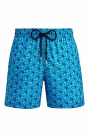 Vilebrequin Men's Ultra-Light And Packable Swim Trunks in Bleu Hawai at Nordstrom, Size Large