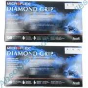 *200-Gloves* MicroFlex Diamond Grip PF Latex Examination X-Large MF-300-XL
