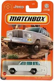 [Matchbox] 1964 Jeep Wagoneer Silver 38/100, 1:64 Scale Die-Cast Model Car, Unisex, 3+