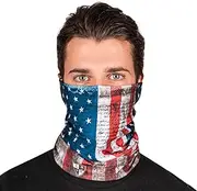 [S A] 1 UV Face Shield - Multipurpose Neck Gaiter, Balaclava, Elastic Face Mask for Men and Women