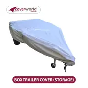 Box Trailer Outdoor Storage Cover - Suits 8x4 - 8x5 Trailers