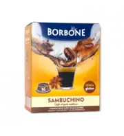 SAMBUCA COFFEE CAFFÈ BORBONE SAMBUCHINO - 16 A MODO MIO COMPATIBLE CAPSULES 5g