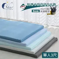在飛比找momo購物網優惠-【ISHUR伊舒爾】台灣製造 3M防潑水記憶折疊床墊 5公分