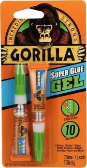Gorilla Super Glue Gel 2 Pack x 3 g AU FREE FAST SHIPPING