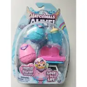 Hatchimals Alive Hungry Playset with Two Eggs, Highchair, and Bottle