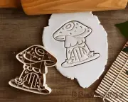 Mushroom Mushrooms Fungi Fungus Mycelium Tree Plant Cookie Cutter