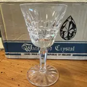 Waterford Crystal 4 Inch Port Wine Glasses. Set Of 6.