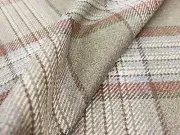 Colefax & Fowler Wool Plaid Check Fabric- Lowick Plaid / Sand 1.0 yd F4628-05