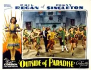 Outside Of Paradise lobby card left border Penny Singleton 1938 OLD PHOTO
