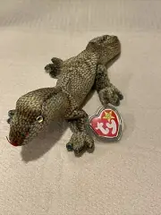 Ty Beanie Baby *SCALY*- MINT*Iguana*Born 2/09/1999*TAG New w Tag Protector