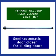 Semi-automatic sliding door closer