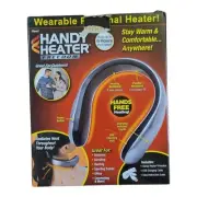 HANDY HEATER ~ FREEDOM ~ WEARABLE PERSONAL HEATER! ~ HANDS FREE ~ RECHARGEABLE