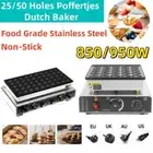 25/50 Holes 850W/950W Poffertjes Nonstick Electric Dutch Pancake Baker Maker New