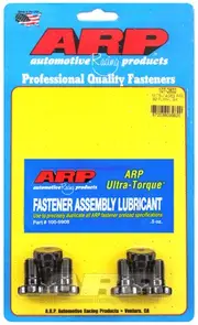 ARP Flywheel Bolts 12-point 12mm x 1.25 RH Chromoly Black Oxide 0.825 in. UHL For Mitsubishi 2.0L Set of 6