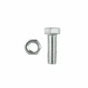 Pinnacle M5 x 25mm Zinc Plated Hex Head Bolts And Nuts - 8 Pack - AustraliaBrand