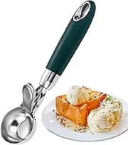 Cookie Dough Scoop | Cookie Scoop,304 Stainless Steel Tools with Ergonomic Handle Baller Molding Shovel for Serving Portioning Scraping Fruit Balls Mousse