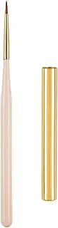 リキシマウケ Wooden Handle Nail Art Brush Set Professional Salon Supplies for Home Diy Manicure Nylon Hair Durable Alloy Pen Barrel Comfortable Grip Dustproof D