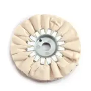 1Pc 5 Cotton Buffing Wheel Metal Polishing Wheel Discs For Bench Grinder New