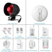 Wireless Local Speaker Horn Home Alarm Burglar Infrared Motion Detector SirenKit