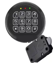 Gun Safe Lock Replacement & Swing Bolt Lock Black Keypad Electronic Safe Lock