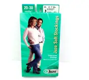 Juzo 2001 Size IV Beige Thigh Hi Soft Compression Stockings 20-30 mmHg
