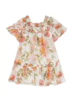 Needle & Thread Kids Peony Primrose Printed Chiffon Dress (3-10 Years) - White - 05YR (5 Years) 05YR (5 years)