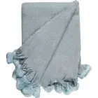LVD Wool/Acrylic Throw Blanket Sofa Home Bedding Decor 130x170cm Prussian