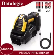 Datalogic PowerScan PM9600-HP433RBK10 Handheld Wireless 1D 2D Barcode Scanner